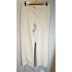 J Jill Live in Chino Wide Leg Womens Pants, Khaki, Size 6